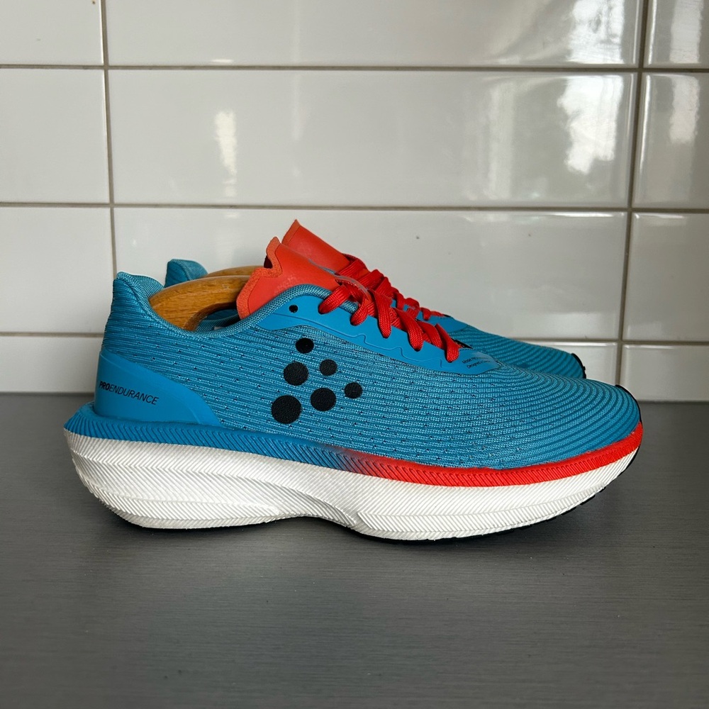 Craft Pro Endurance Performance Running Shoes - Blue and Red